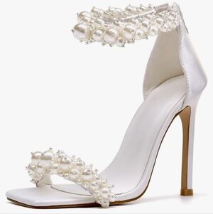 GOSERCE Pearl Stiletto Heels
